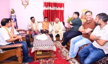 सेवा, सुशासन और जनकल्याण के 12 वर्ष पूर्ण होने पर विशेष जनसंपर्क अभियान के तहत ओ.पी. चौधरी ने प्रबुद्ध नागरिकों से किया संवाद