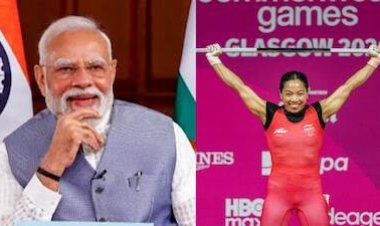 प्रधानमंत्री मोदी ने राष्ट्रमंडल खेलों में स्वर्ण पदक जीतने पर मीराबाई को बधाई दी