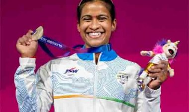 वित्त मंत्री ओपी चौधरी ने  राष्ट्रमंडल खेल में रजत पदक जीतने पर ज्ञानेश्वरी यादव को बधाई दी