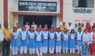 राजनांदगांव जिले में 6576 बालिकाओं को लगाया गया एचपीवी टीका