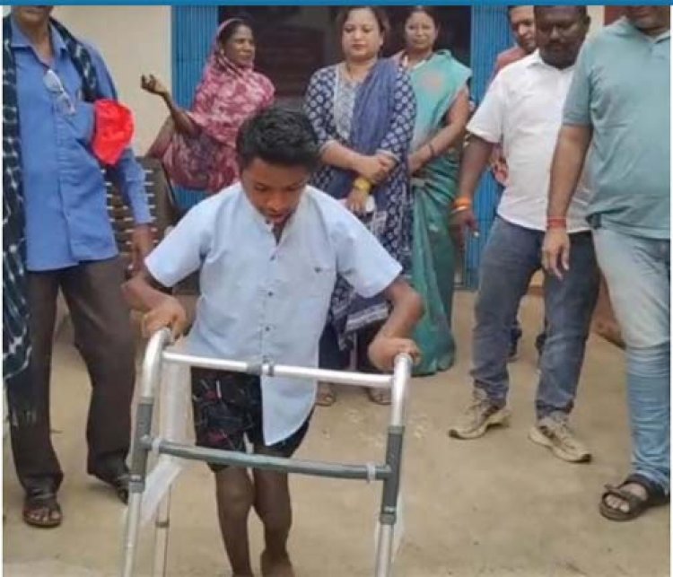 समाज कल्याण विभाग की पहल बनी शुभम की नई ताकत