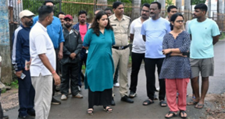 आयुक्त ने विभिन्न जोनों का किया निरीक्षण, जलभराव और सफाई व्यवस्था को लेकर अधिकारियों को दिए निर्देश