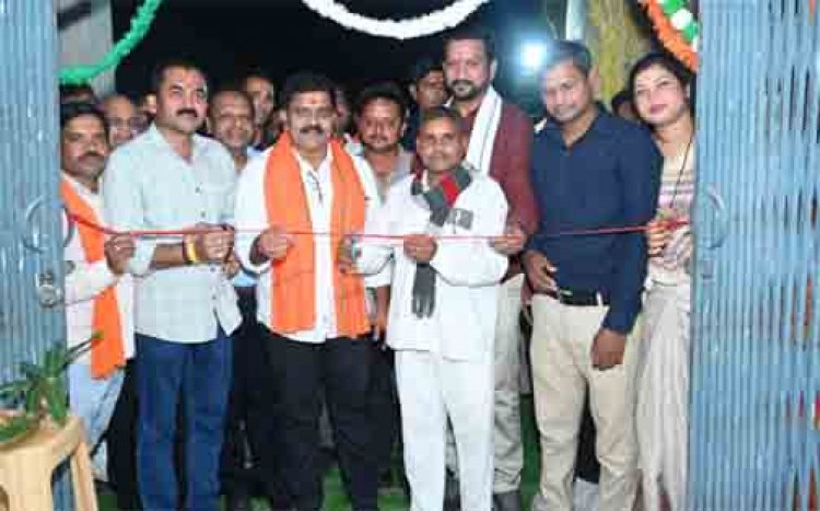 खैरागढ़ के ग्राम खौड़ा में नवनिर्मित पंचायत भवन का उप मुख्यमंत्री विजय शर्मा ने किया लोकार्पण