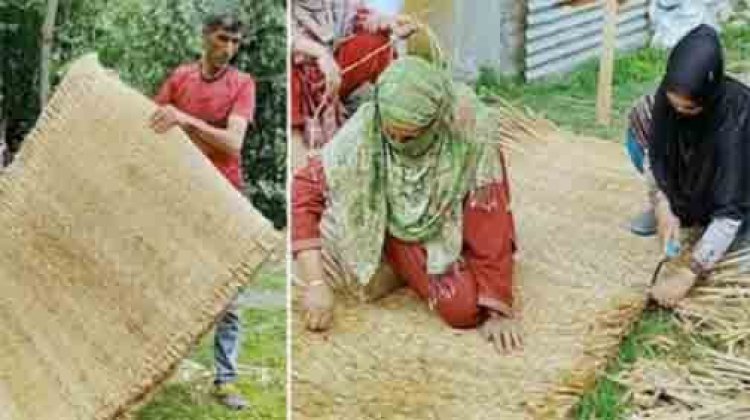 मन की बात’ में प्रधानमंत्री मोदी ने कश्मीर की पारंपरिक ‘वगू’ चटाई का किया जिक्र, गुलाम हुसैन और तंजीला की सराहना की