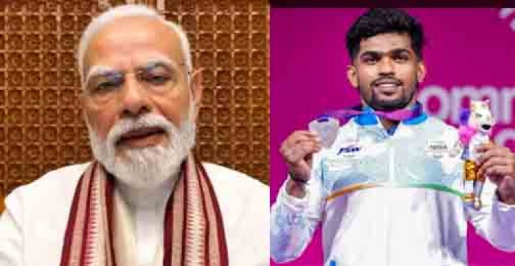 पीएम मोदी ने ग्लासगो राष्‍ट्रमंडल खेलों में भारोत्तोलन में रजत पदक जीतने पर राजा मुथुपंडी को बधाई दी