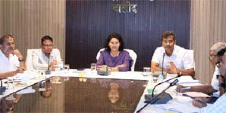 कलेक्टर ने ली बालोद विकासखण्ड के स्वास्थ्य विभाग के अधिकारी-कर्मचारियों की बैठक