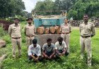 रामानुजनगर वन परिक्षेत्र में अवैध काष्ठ परिवहन पर बड़ी कार्रवाई