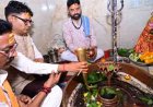 रायगढ़ के  मंदिर में मंत्री ओपी चौधरी ने की भगवान शिव की पूजा-अर्चना
