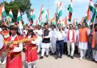 देशभक्ति से ओतप्रोत अप्रतिम उत्साह के साथ निकली तिरंगा यात्रा, उप मुख्यमंत्री  अरुण साव हुए शामिल