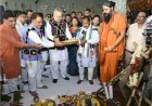 हरेली तिहार पर मुख्यमंत्री निवास में साकार हुई छत्तीसगढ़ की लोक संस्कृति, कृषि परंपरा और ग्रामीण जीवन की जीवंत झांकी