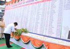 शहीद पूर्व विधायक भीमा मंडावी को उप मुख्यमंत्री विजय शर्मा और वन मंत्री केदार कश्यप ने दी श्रद्धांजलि