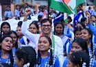 करीब 200 फीट लंबे तिरंगे के साथ उमड़ा जनसैलाब, वित्त मंत्री श्री ओ.पी. चौधरी हुए शामिल