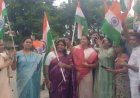 भारी बारिश के बीच 500 मीटर लंबे तिरंगे के साथ निकली भव्य तिरंगा यात्रा, मंत्री लक्ष्मी राजवाड़े हुईं शामिल