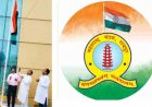 महाऱाष्ट्र मंडल परिसर में अध्यक्ष काले ने किया ध्वजारोहण