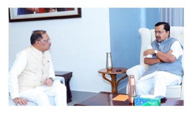 मुख्यमंत्री विष्णुदेव साय ने भाजपा के राष्ट्रीय अध्यक्ष नितिन नबीन से की सौजन्य भेंट