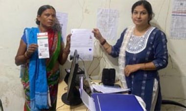 आधार सेवा केंद्र बना ग्रामीणों के लिए भरोसे का आधार