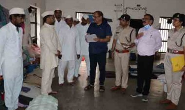 डीजी जेल हिमांशु गुप्ता ने बिलासपुर केंद्रीय जेल का किया आकस्मिक निरीक्षण