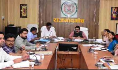 राजनांदगांव जिला पंचायत सीईओ ने साप्ताहिक समय-सीमा की बैठक ली