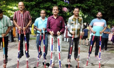 तालपुरी में हरेली महोत्सव की धूम, छत्तीसगढ़ की सांस्कृतिक छटा के बीच गेड़ी दौड़ में दिखा जोश