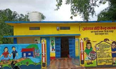 अभिसरण से बदली सलकापारा आंगनबाड़ी केंद्र की तस्वीर