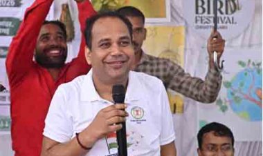 ग्राम पंचायत मांढर में 'प्रोजेक्ट चहचहाट' अंतर्गत हरेली पक्षी महोत्सव 2026 का शुभारंभ