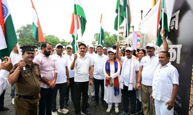 स्वतंत्रता सेनानियों की याद में दौड़ा बिलासपुर