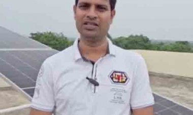 3 किलोवाट सोलर प्लांट से भोलानाथ वर्मा बने बिजली के उपभोक्ता के साथ उत्पादक