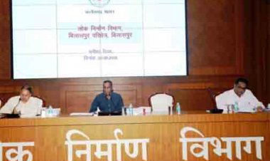 लोक निर्माण विभाग के सचिव ने निर्माण कार्यों में तेजी लाने, गुणवत्ता एवं समय-सीमा का विशेष ध्यान रखने के दिए निर्देश
