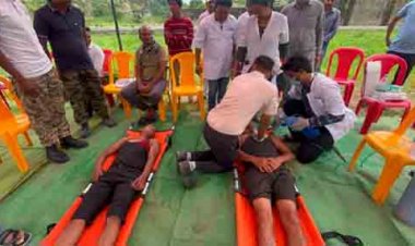 क्षीरपानी जलाशय एवं भोंदा पुल पर जिला प्रशासन ने किया मॉकड्रिल