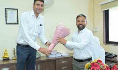 नगरीय प्रशासन विभाग के नए संचालक  निलेश कुमार महादेव क्षीरसागर ने ग्रहण किया पदभार