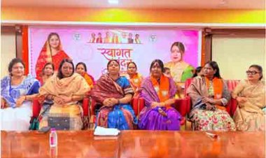 भाजपा महिला मोर्चा की राष्ट्रीय अध्यक्ष रूपकुमारी चौधरी का छत्तीसगढ़ आगमन पर भव्य स्वागत