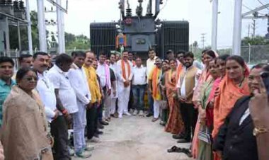 उमिया मार्केट में 33/11 केवी नवीन उपकेंद्र का लोकार्पण