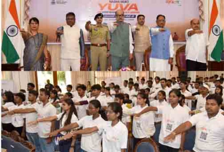 राज्यपाल और मुख्यमंत्री की उपस्थिति में लोक भवन में हुआ ‘नशा मुक्त युवा विकसित भारत संकल्प अभियान‘ का शुभारंभ