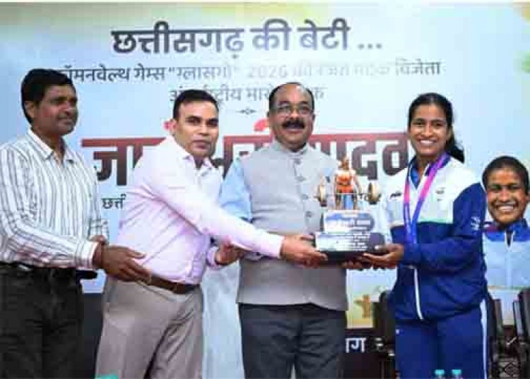 ज्ञानेश्वरी की सफलता से राज्य के युवा लेंगे प्रेरणा, खेलों के लिए तैयार होगा अच्छा वातावरण –  अरुण साव
