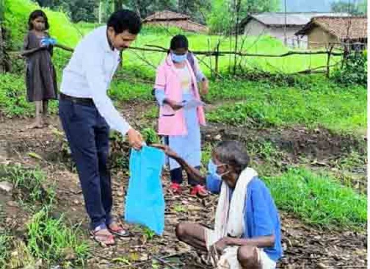 प्रधानमंत्री टीबी मुक्त भारत अभियान : पीवीटीजी क्षेत्रों में पोषण सहायता  अभियान जारी