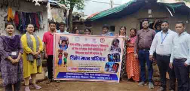 डौंडीलोहारा क्षेत्र में महिला एवं बाल विकास विभाग द्वारा चलाया गया विशेष जागरूकता एवं बाल संरक्षण अभियान