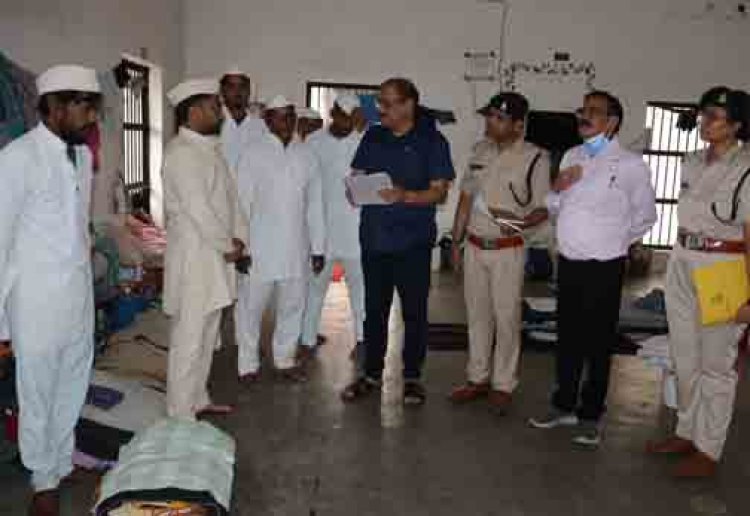 डीजी जेल हिमांशु गुप्ता ने बिलासपुर केंद्रीय जेल का किया आकस्मिक निरीक्षण