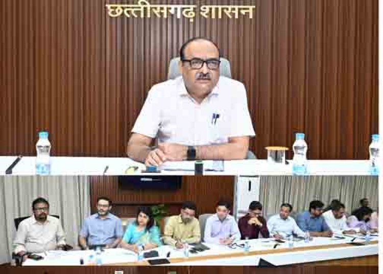 मुख्य सचिव ने विभागीय सचिवों की उच्च स्तरीय बैठक ली