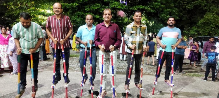 तालपुरी में हरेली महोत्सव की धूम, छत्तीसगढ़ की सांस्कृतिक छटा के बीच गेड़ी दौड़ में दिखा जोश