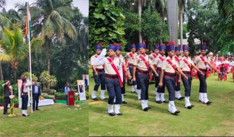  जिंदल स्टील लिमिटेड रायपुर में मनाया गया 80वां स्वतंत्रता दिवस 