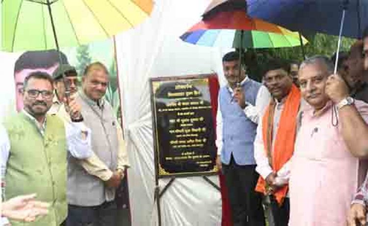 बिलासा ताल में बना आकर्षक वुडन ब्रिज, पर्यटन सुविधाओं को मिला नया आयाम