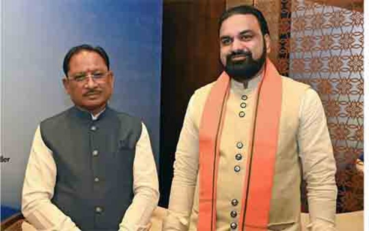 मुख्यमंत्री विष्णुदेव साय ने बिहार के मुख्यमंत्री  सम्राट चौधरी से की नई दिल्ली में सौजन्य भेंट