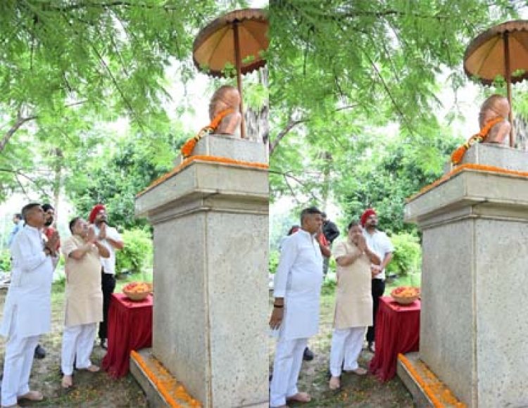 पूर्व महापौर स्व. बलवीर सिंह जुनेजा को पुण्यतिथि पर विधायक सोनी ने किया सादर नमन