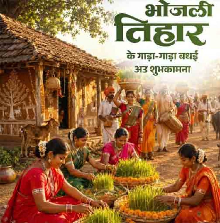 लोकपर्व भोजली तिहार पर वित्त मंत्री ओपी चौधरी ने प्रदेशवासियों को दी गाड़ा-गाड़ा बधाई