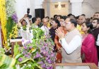 भगवान श्रीकृष्ण का जीवन हमें धर्म, कर्तव्य और लोककल्याण के मार्ग पर चलने की देता है प्रेरणा - मुख्यमंत्री