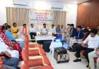 प्रभारी मंत्री गजेन्द्र यादव ने सेवा संकल्प अभियान की तैयारी के संबंध में ली बैठक