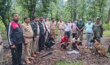 मृत भालू के नाखून काटकर ले जाने वाले दो आरोपी गिरफ्तार