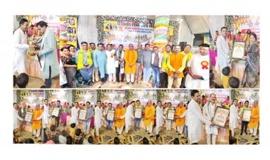 कृष्ण प्रकटोत्सव पर प्रदेशभर के वरिष्ठ पत्रकार सम्मानित