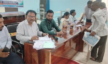 रिसाली शिविर में 68 दिव्यांगजनों एवं वरिष्ठजनों का हुआ पंजीयन