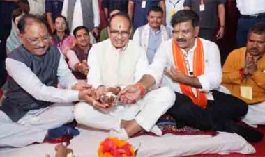 केंद्रीय मंत्री शिवराज सिंह चौहान और मुख्यमंत्री विष्णु देव साय ने सक्ति में 121.70 करोड़ रुपए के विकास कार्यों का किया लोकार्पण एवं भूमिपूजन